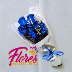 Ramo de Rosas Azules RZ6
